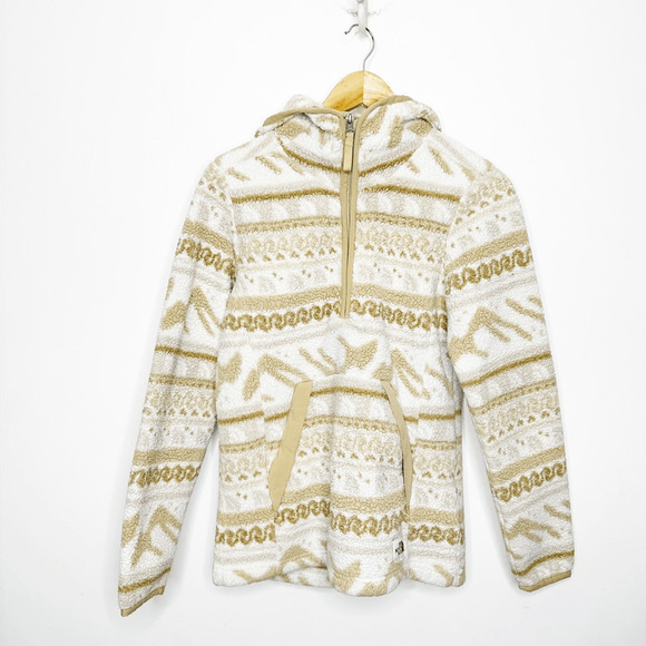 The NORTH FACE Campshire Printed Pullover Hoodie 2.0 Gardenia Fair Isle XS - Picture 2 of 9